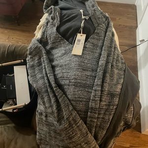 NEW WITH TAGS!!! DIESEL SWEATSHIRT, HEATHER GREY